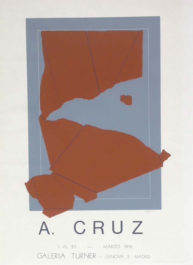 Javier Cebrián - A. Cruz. - 71 x 50 cm. - 1988