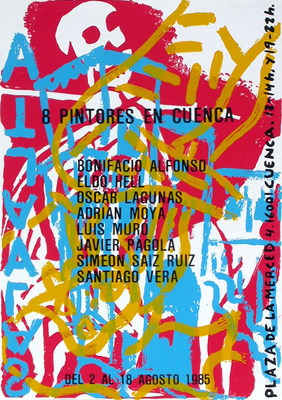 Javier Cebrián - Ocho pintores en Cuenca - 50 x 35,5 cm. - 1985