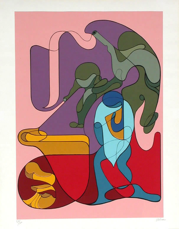 Javier Cebrián -  s / t  - 71 x 55´5 cm. - 1977