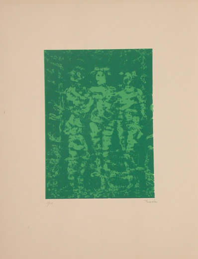 Javier Cebrián - Las Tres Gracias - 44 x 35 cm. - 1980