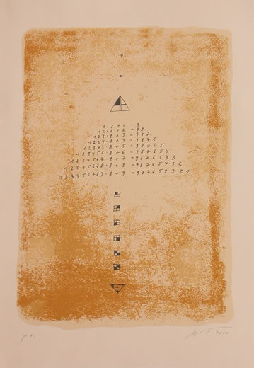 Javier Cebrián - Pirámide - 50 x 35 cm. - 2000