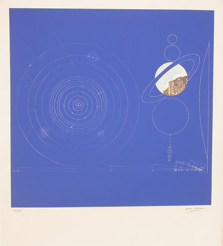 Javier Cebrián - Cuenca en Saturno - 65 x 54 cm. - 1992