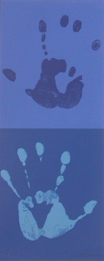 Javier Cebrián - Mis manos - 50 x 20 cm. - 2000