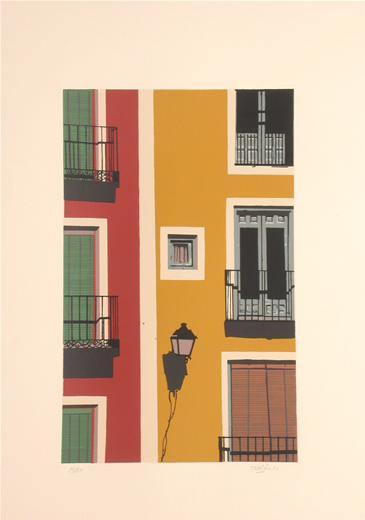 Javier Cebrián - Fachadas - 70 x 50 cm. - 1994
